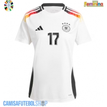 Camisa de time de futebol Alemanha Florian Wirtz #17 Replicas 1º Equipamento Feminina Europeu 2024 Manga Curta